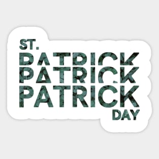 The power of clover St.patrick Sticker